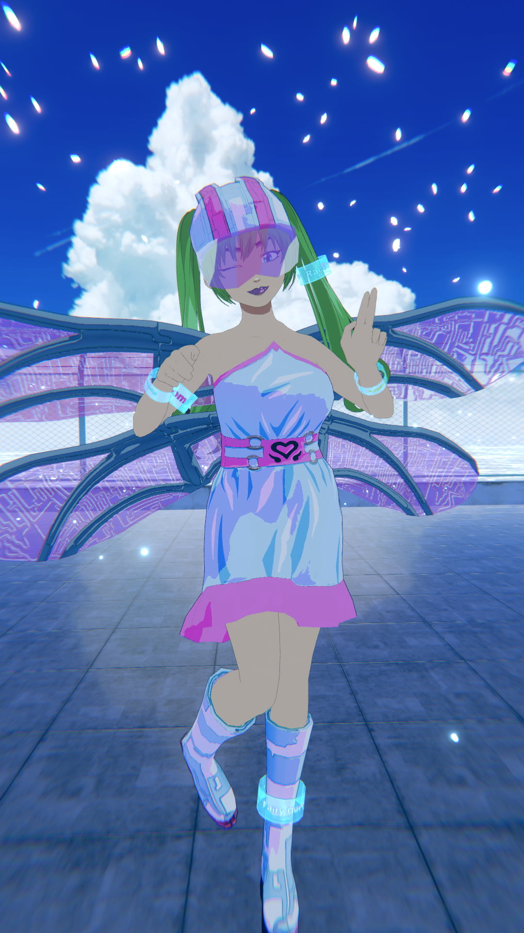 first cometneon vtuber model, original version