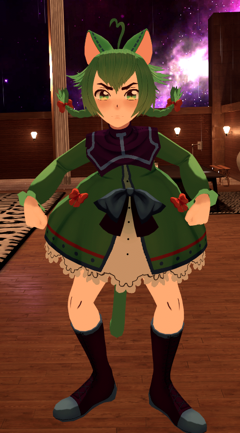 first cometneon vtuber model, original version